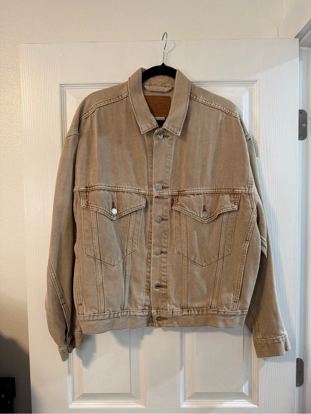 Levi’s Men's Classic Tan Denim Jacket - Casual Overshirt